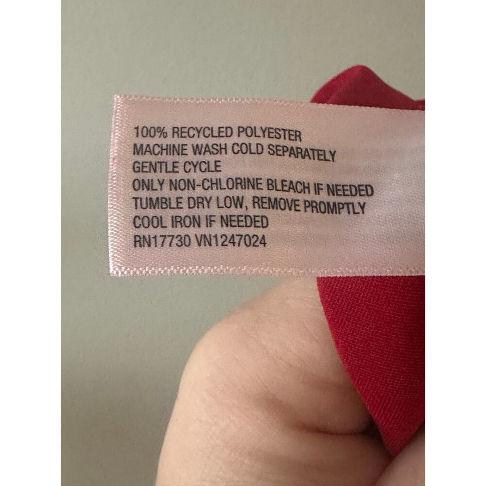 A New Day Red Satin Trousers Size 12 - Picture 8 of 8